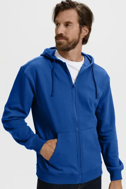 Sudadera de hombre con capucha, azul real