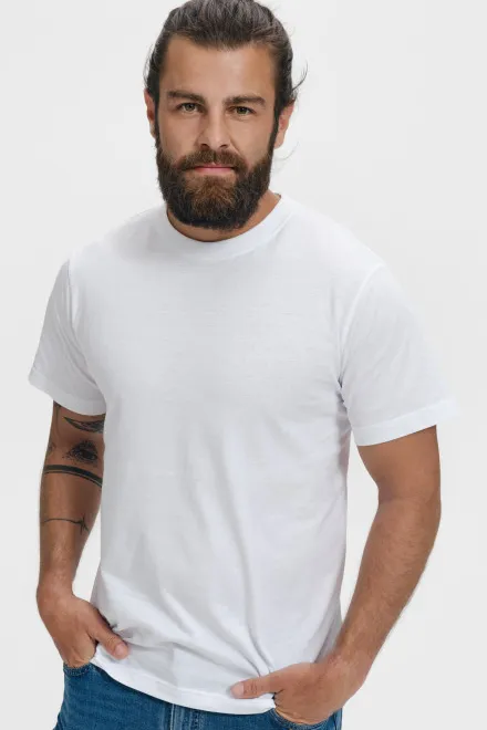 T-shirt classique, blanche