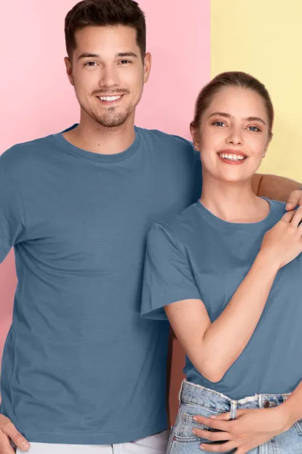 T-shirt léger à manches courtes, denim