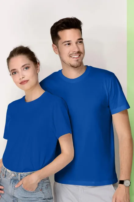 T-Shirt mit höherem Gewicht, königsblau