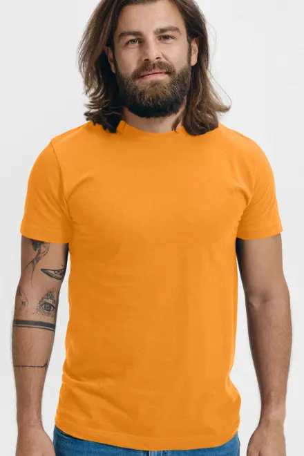 T-Shirt mit höherem Gewicht Unisex, Mandarine