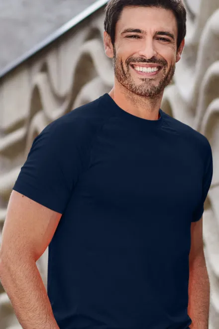 T-shirt til mænd, mørkeblå