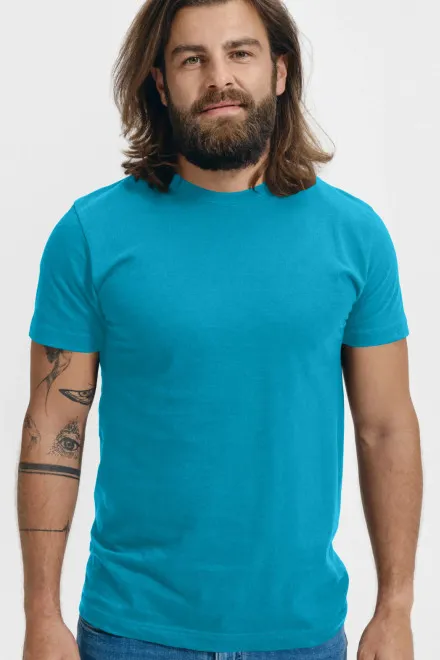 T-shirt unisex più pesante, turchese