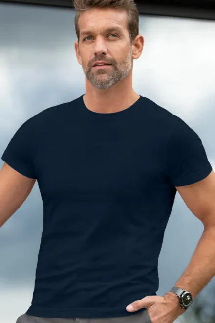 Tricou bărbătesc exclusiv, albastru inchis