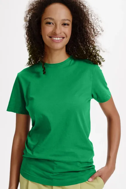 Tricou de bumbac organic pentru femei, iarba verde