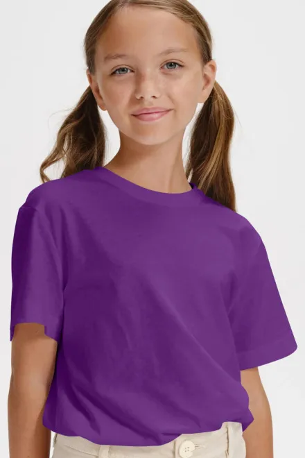 Tricou simplu pentru copii, violet