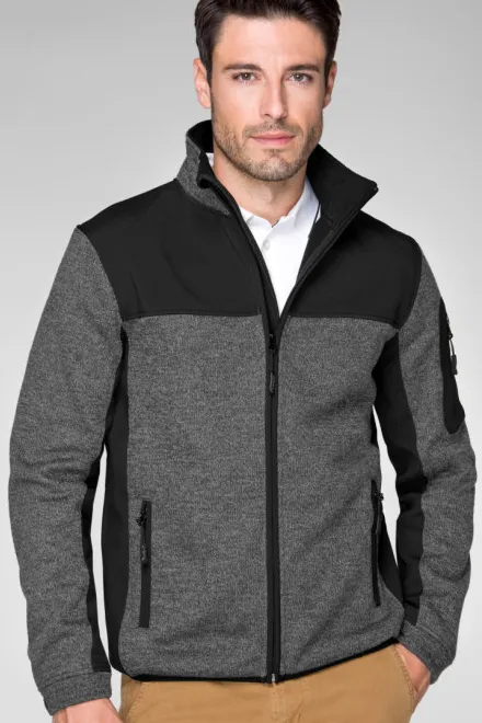 Vrijetijdsjack voor heren, knit gray