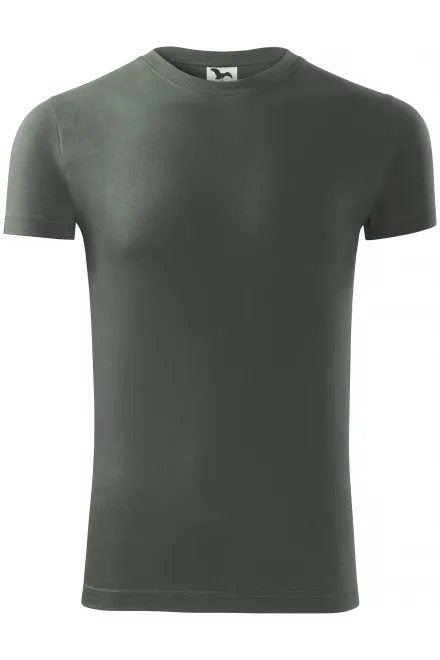 Modisches T-Shirt für Männer - dunkler Schiefer, S