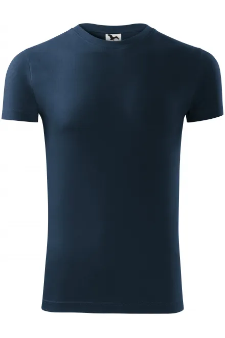 Modisches T-Shirt für Männer - dunkelblau, S