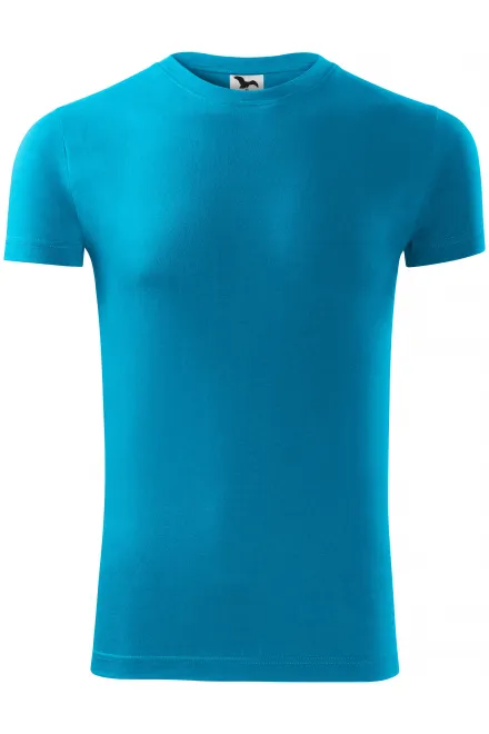 Modisches T-Shirt für Männer - türkis, S