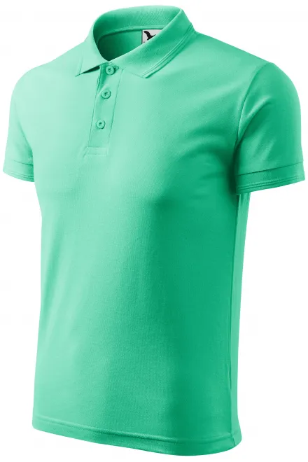 Polo ample homme, menthe