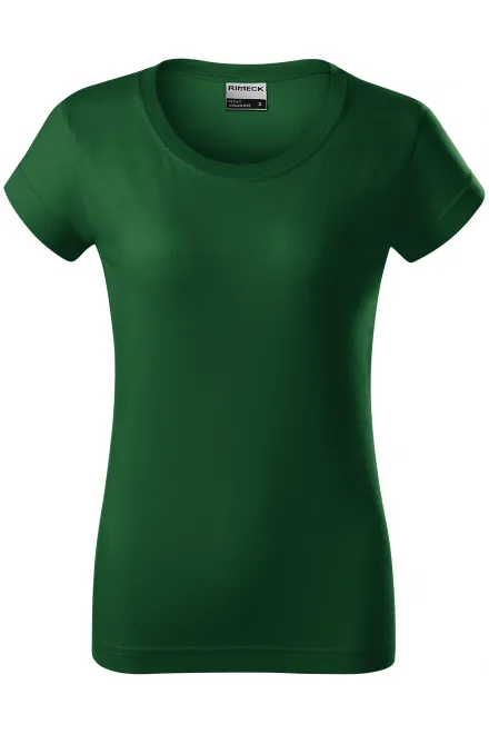 Robustes Damen T-Shirt dicker - Flaschengrün, S