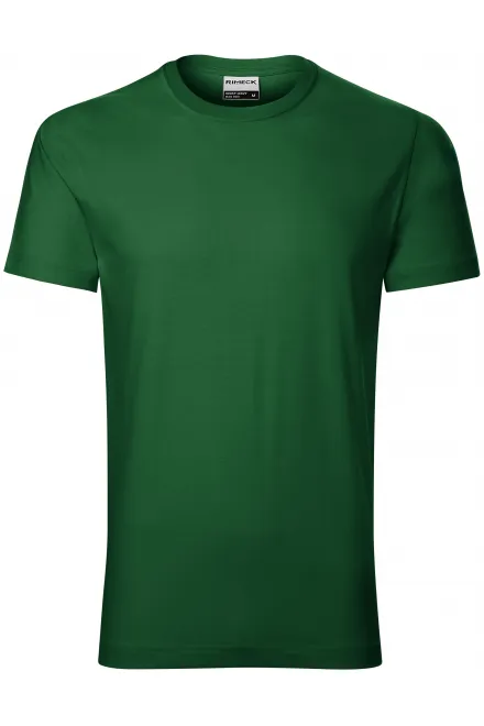 Robustes Herren T-Shirt schwerer - Flaschengrün, S