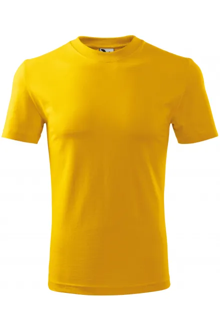 Schweres T-Shirt - gelb, S