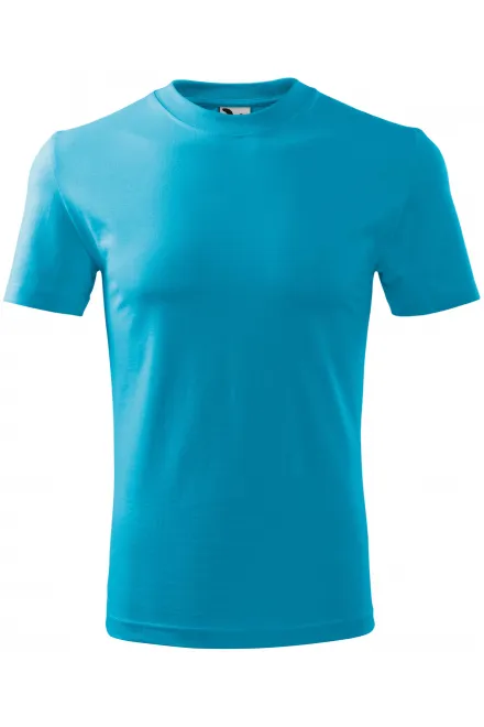 Schweres T-Shirt - türkis, S