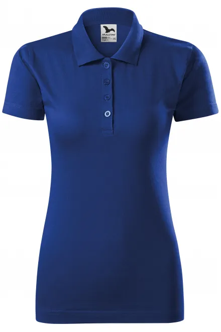 Slim Fit Poloshirt für Damen - königsblau, XS
