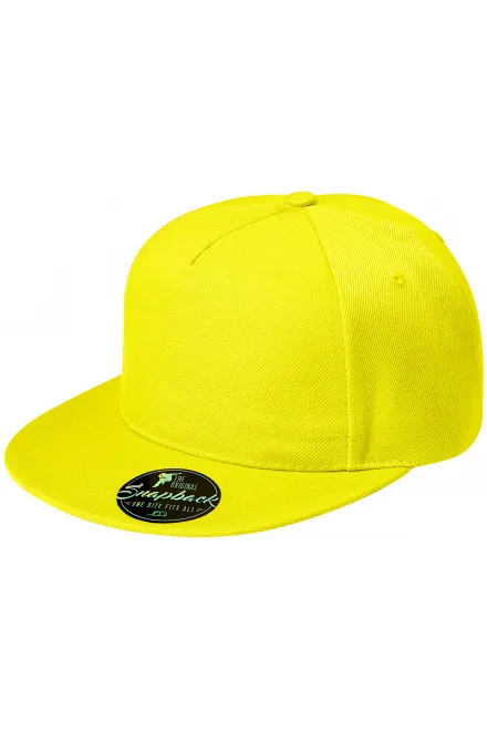 Snapback 5-teilig, zitronengelb