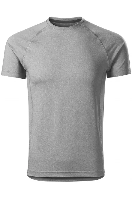Sport-T-Shirt für Herren - dunkelgrauer Marmor, S