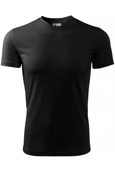 T-Shirt mit asymmetrischem Ausschnitt - schwarz, S