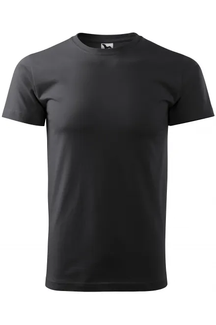 T-Shirt mit höherem Gewicht Unisex - Ebenholz Grau, XS