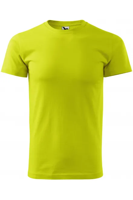 T-Shirt mit höherem Gewicht Unisex - lindgrün, XS