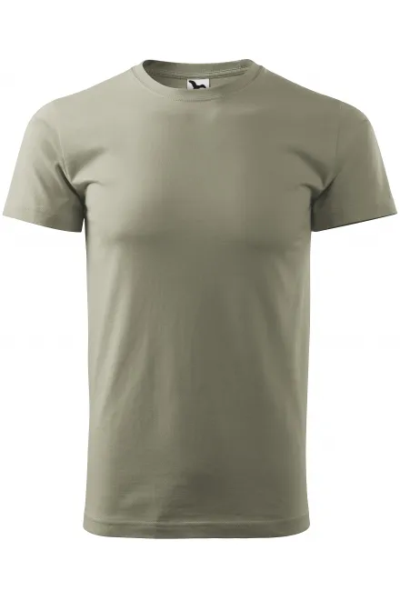 T-Shirt mit höherem Gewicht Unisex - helles Khaki, XS