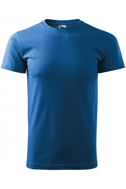 T-Shirt mit höherem Gewicht Unisex - hellblau, XS