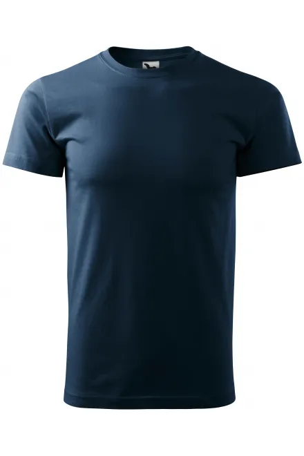 T-Shirt mit höherem Gewicht Unisex - dunkelblau, XS