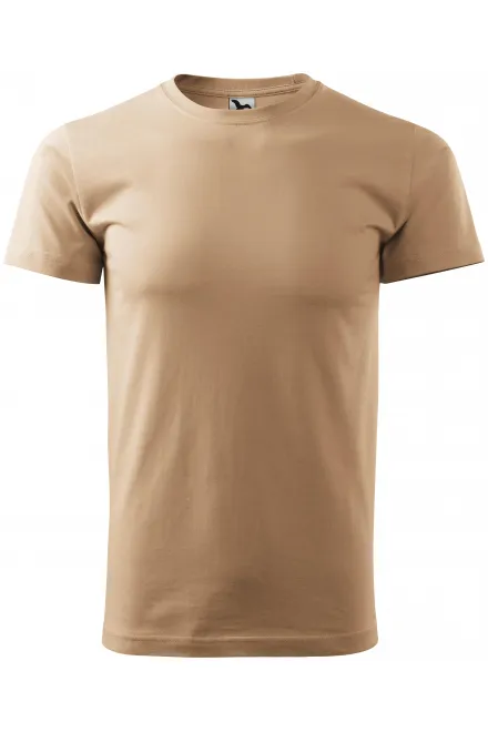T-Shirt mit höherem Gewicht Unisex - sandig, XS