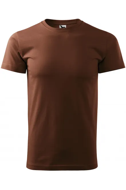 T-Shirt mit höherem Gewicht Unisex - Schokolade, XS