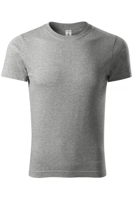 T-Shirt mit kurzen Ärmeln - dunkelgrauer Marmor, XS