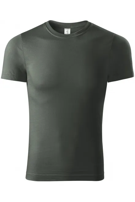 T-Shirt mit kurzen Ärmeln - dunkler Schiefer, XS
