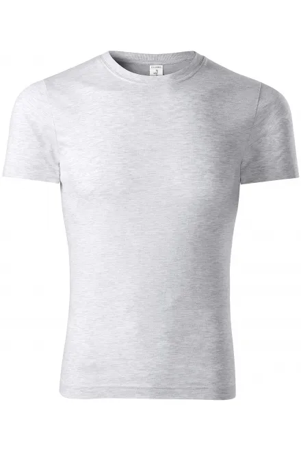 T-Shirt mit kurzen Ärmeln - hellgrauer Marmor, XS