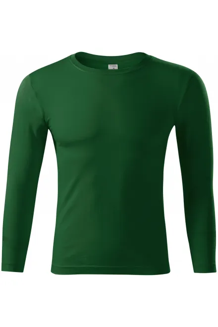 T-Shirt mit langen Ärmeln, geringes Gewicht - Flaschengrün, XS