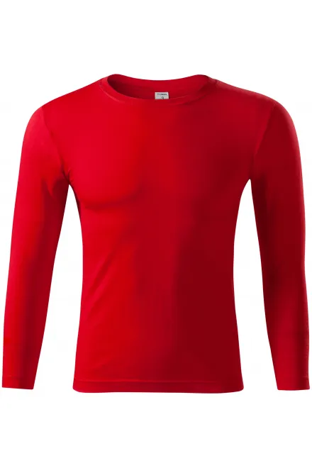 T-Shirt mit langen Ärmeln, geringes Gewicht - rot, XS