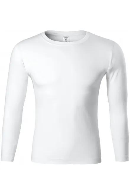 T-Shirt mit langen Ärmeln, geringes Gewicht - weiß, XS