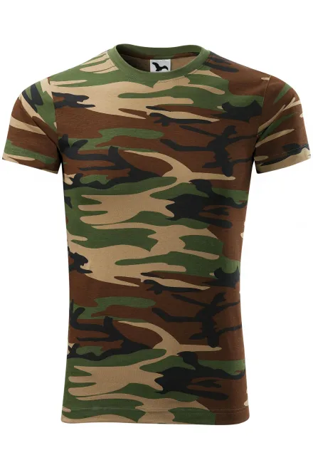 Tarnungs-T-Shirt - Tarnung braun, XS